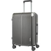 スーツケース ハードキャリー ファスナータイプ 拡張機能付き 旅行目安日数：5～6泊 60L/拡張時69L TSAロック搭載 預け入れ無料 ペットボトルホルダー付き TE-0891-57 ブラック.H