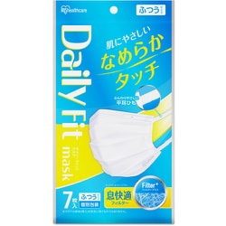 PKｰDH7MW [DAILY FIT MASK なめらかタッチ ふつう 7枚入 ホワイト]