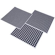 EXSEAL 難燃すべり止めシート 抜きタイプ φ12×高さ1.0mm 272個付