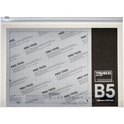 TRUSCO ファスナー付クリアケース B5