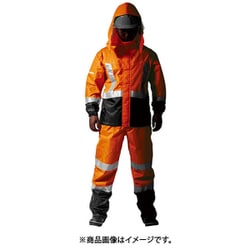 シモン 作業用雨具 高視認性レインウェア SRW-HVB 3L