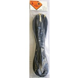 丸打ちコード 2m 黒 RF0.75K 2M