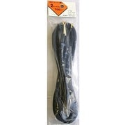丸打ちコード 2m 黒 RF0.75K 2M