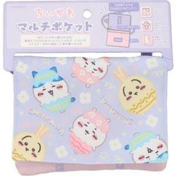 CW43699 ちいかわ ショルダー付マルチポケット パープル
