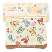 PK43695 ポケットモンスター ショルダー付マルチポケット 総柄