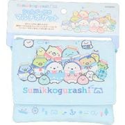 SK43696 すみっコぐらし ショルダー付マルチポケット ブルー