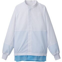 長袖ジャンパー ホワイト サーヴォ サンペックスイスト WA-661-3L (64-6620-29) 兼用長袖ジャンパー CD635 SS〜4L ホワイト 男女兼用 涼感