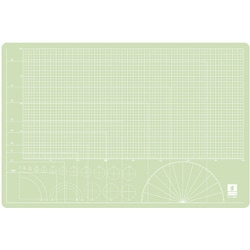 MIWAX スケルトンカッティングマット 450×300×2mm グリーン