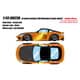 LB023A 1/43 lb nation Fairlady Z RZ34 RS Watanabe 8spoke wheel キャンディゴールド [レジンキャストミニカー]