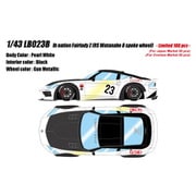 LB023B 1/43 lb nation Fairlady Z RZ34 RS Watanabe 8spoke wheel パールホワイト [レジンキャストミニカー]