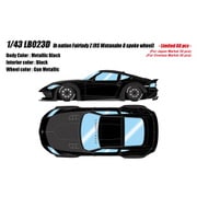LB023D 1/43 lb nation Fairlady Z RZ34 RS Watanabe 8spoke wheel ミッドナイトブラック [レジンキャストミニカー]