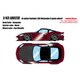 LB023E 1/43 lb nation Fairlady Z RZ34 RS Watanabe 8spoke wheel バーガンディ [レジンキャストミニカー]