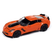 AWSP165A 1/64 2019 シェビー コルベット Z06 セブリングオレンジ/ブラック [ダイキャストミニカー]