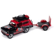 JLSP378 1/64 1979 インターナショナル スカウト&トレーラー レッド/ブラック [ダイキャストミニカー]