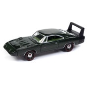 JLSP370 1/64 1969 ダッジ チャージャー デイトナ ダークグリーン メカム オークション [ダイキャストミニカー]