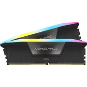 VENGEANCE RGB DDR5 UDIMM 6400MT/s 96GB (24GBx4) CL32-40-40-84 1.40V Intel XMP - BLACK CMH96GX5M4X6400C32