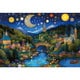 1000-086 アートコレクション Nakata / 安らぎと魔法に満ちた夜の世界 [ジグソーパズル 1000ピース]