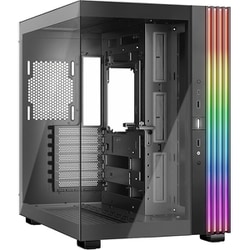 タワー型 ピラーレス ATX PCケース 黒 ファンレス BGW65 Light Base 600 DX Black