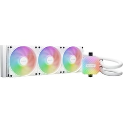 ARGB 水冷クーラー 白 BW023 LIGHT LOOP 360mm White