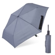 LDM-55WJ GRY/グレー [折りたたみ傘 LINEDROPS 55cm 自動開閉 安全飛び出し防止機能付き UVカット率90％以上 メンズ 大きいサイズ 無地 シンプル グレー 54779]