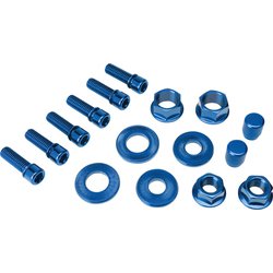 3/8 ＆ 14mm AXLE NUTS ブルー 611802