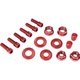 3/8 ＆ 14mm AXLE NUTS レッド 611803
