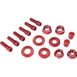 3/8 ＆ 14mm AXLE NUTS レッド 611803