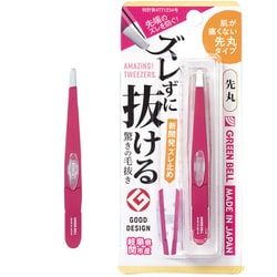 驚きの毛抜き 先丸 ローズ GT-232
