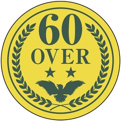 371-08 [ユニット ヘルメットステッカー OVER60]