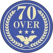 371-09 [ユニット ヘルメットステッカー OVER70]