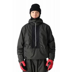 GHOST 2.5L SHELL ANORAK M3WN136 BLACK GRID COLORBLOCK Lサイズ [スノージャケット メンズ]