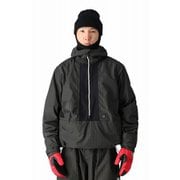 GHOST 2.5L SHELL ANORAK M3WN136 BLACK GRID COLORBLOCK Lサイズ [スノージャケット メンズ]