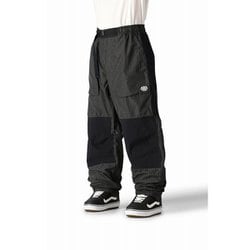 2.5L GHOST PANT M3WN223 BLACK GRID COLORBLOCK Mサイズ [スノーパンツ メンズ]