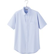 AZ634160-020-5L [ピエ メンズ半袖ボタンダウンシャツ AZ634160 サックス 5L]