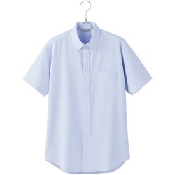 AZ634160-020-LL [ピエ メンズ半袖ボタンダウンシャツ AZ634160 サックス LL]