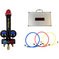 BBK サイトグラス付ダブルデジタルミニマニホールドローターリーホースセット DSGM-SR