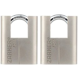 Zarker J45S 　南京錠　4個分 Amazon | Zarker J45S keyed Alike Padlocks-ステンレススチール