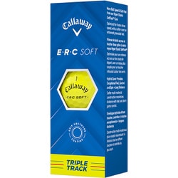 ボール CG ERC SOFT YLW TRPTRK 2025年モデル [ゴルフボール 1スリーブ 3球入り]