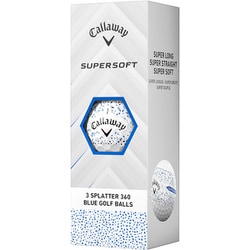 ボール CG SUPERSFT ボールU SPLATTER 2025年モデル [ゴルフボール 1スリーブ 3球入り]