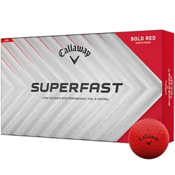 ボール CG SUPERFAST BOLD RED 15B PK 2025年モデル [ゴルフボール 1ダース 15球入り]