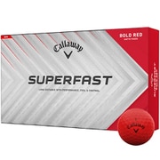 ボール CG SUPERFAST BOLD RED 15B PK 2025年モデル [ゴルフボール 1ダース 15球入り]