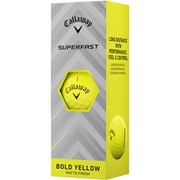 ボール CG SUPERFAST BOLD YLW 2025年モデル [ゴルフボール 1スリーブ 3球入り]