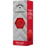ボール CG SUPERFAST BOLD RED 2025年モデル [ゴルフボール 1スリーブ 3球入り]