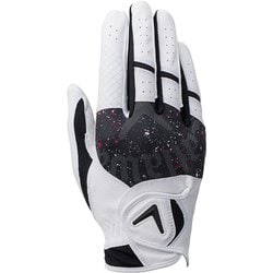 グローブ GRAPHIC RH WHT/BLK（ホワイト/ブラック） 右手着用（左利き用） 23cm 2025年モデル [ゴルフグローブ メンズ]