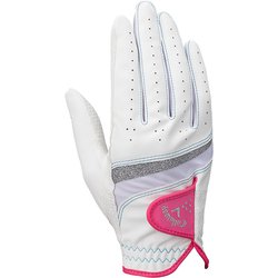 グローブ STYLE DUAL WMS WHT/PNK（ホワイト/ピンク） 両手用 18cm 2025年モデル [ゴルフグローブ レディス]