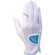 グローブ HYPER CL DUAL WMS WHT/BLU（ホワイト/ブルー） 両手用 20cm 2025年モデル [ゴルフグローブ レディス]