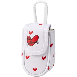 ボールポーチ LOVE CW BALL POUCH WHT（ホワイト） W55mm×H100mm×D55mm