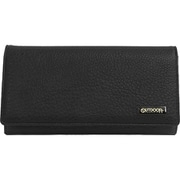 OUTDOOR PRODUCTS メタルプレート エイジング合皮 長財布 BLACK 22469100