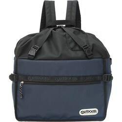 22469092 [OUTDOOR PRODUCTS ハイプレミアム ロゴテープ バスケット リュック3 NAVY]