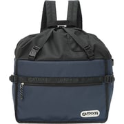 22469092 [OUTDOOR PRODUCTS ハイプレミアム ロゴテープ バスケット リュック3 NAVY]